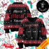 Metallica Ride The Lightning Official New Merchandise 2024 Heavy Metal Christmas Gift Ugly Sweater