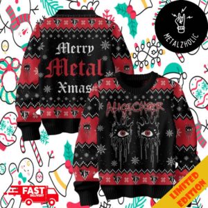 Alice Cooper Merry Metal Xmas Gift Christmas 2024 Ugly Sweater