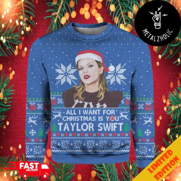 All I Want For Christmas Is Taylor Swift Xmas 2024 Ugly Sweater