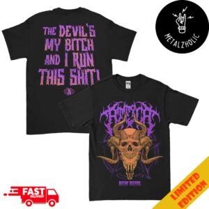 Attila New Devil Rockabilia Exclusive Halloween 2024 Merchandise Two Sides T-Shirt