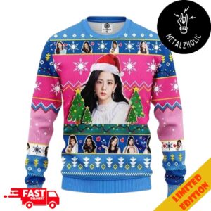 BLACKPINK Jisoo Merry Xmas Merchandise 2024 Funny Ugly Christmas Sweater