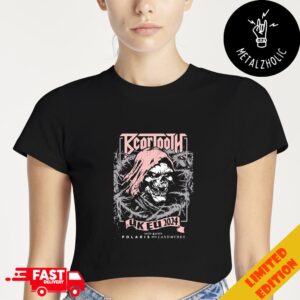 Beartooth UK EU 2024 With Polaris And Landmvrks Merchandise Demon Face Cropped T-Shirt