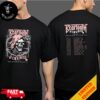 Hatebreed 30th Anniversary October 7 2024 Bogarts Shows Cincinnati OH Born To Bleed Est 1994 Merchandise Two Sides T-Shirt