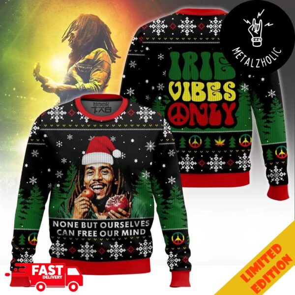 Bob Marley None But Ourselves Can Free Our Minds Christmas Gift Ugly Sweater