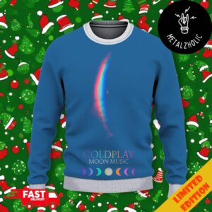 Coldplay Moon Music The New Album 2024 Christmas Gift For Fans Ugly Sweater