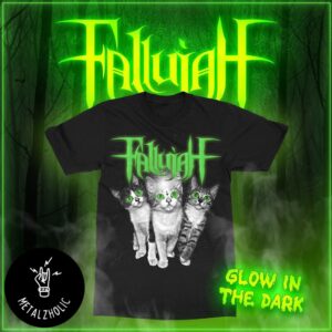 Fallujah Band Glow In The Dark Cats Halloween Merchandise 2024 T-Shirt