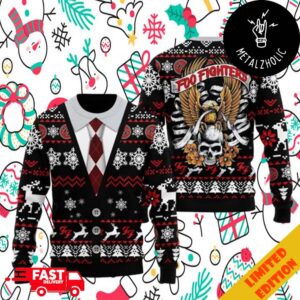 Foo Fighter Snow Christmas Merchandise 2024 Xmas Gift Ugly Sweater