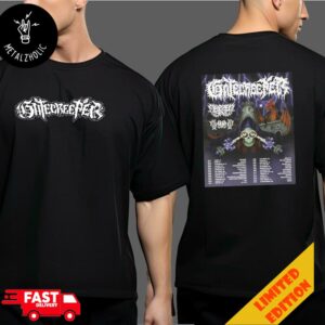 Gatecreeper 1 October 2024 Poster Tour Dates At Michigan US Dark Superstition Tour Two Sides T-Shirt Merchandise