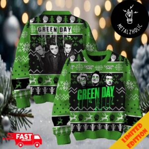 Green Day Rock Band Christmas Gift For Family Ugly Sweater