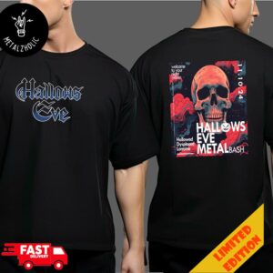 Hallows Eve Metal Concert Bash Hollowed Dysplaced Lorraine Welcome To Your Nightmares 11 October 2024 Two Sides T-Shirt Merchandise