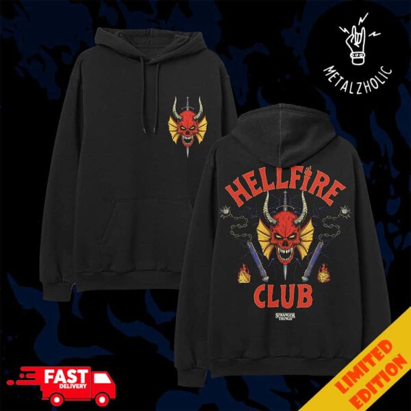 Hellfire Club By Alex Tillbrook Stranger Things Movie Merchandise 2024 Hoodie T-Shirt