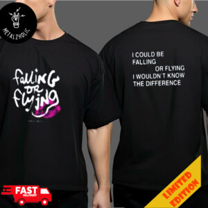 Jorja Smith Official Merchandise A Falling Or Flying Black 2024 Merchandise Two Sides T-Shirt