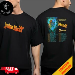 Judas Priest 3 October 2024 Invincible Shield Tour North America 2024 Tour Dates Two Sides T-Shirt Merchandise