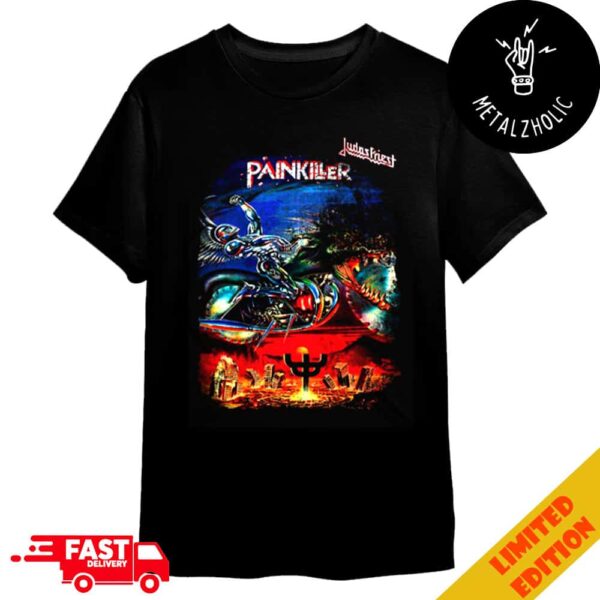 Judas Priest New 2024 Merchandise Painkiller Japan Tour Merchandise T-Shirt