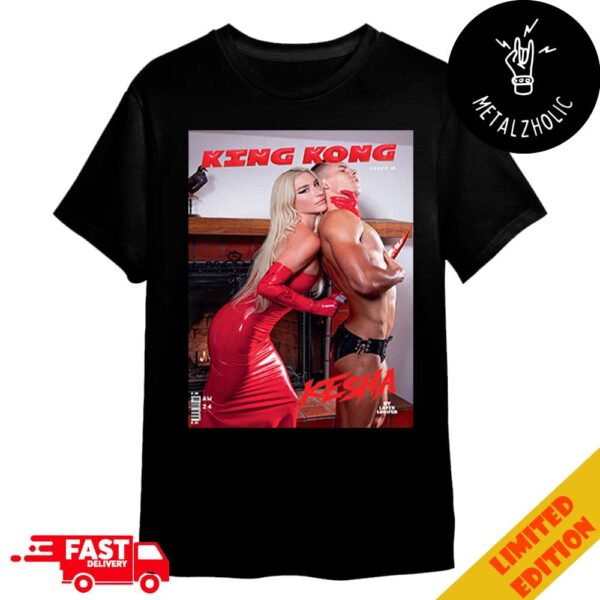 Kesha King Kong Magazine Issue 18 By Latex Lucifer Merchandise T-Shirt