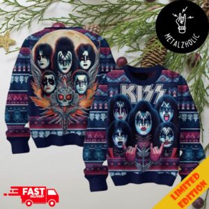 Kiss Band I Love You Christmas 2024 Merchandise Ugly Sweater