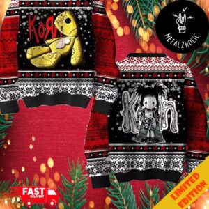 Korn Band True Rock Falling Away From Me Christmas Gift 2024 Jumper Xmas Ugly Sweater