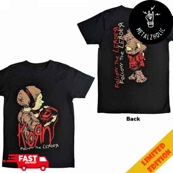 Korn Follow The Leader New Merchandise 2024 Two Sides T-Shirt