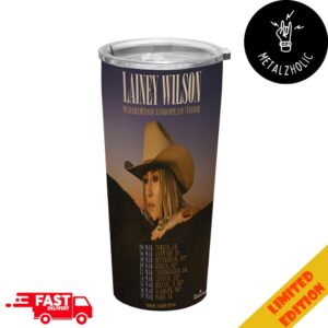 Lainey Wilson Whirlwind European Tour 2024 Country 2 Country Festival Tour Dates Full Printed Stainless Steel Tumbler-Mug-Cup With Straw