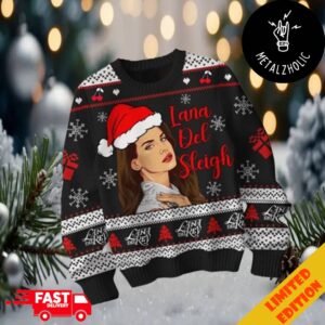 Lana Del Sleigh Lana Del Rey Christmas Gift 2024 Xmas Ugly Sweater