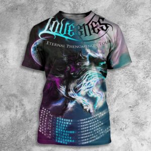 Lovebites Eternal Phenomenon Tour 2025 Tour Dates All Over Print T-Shirt