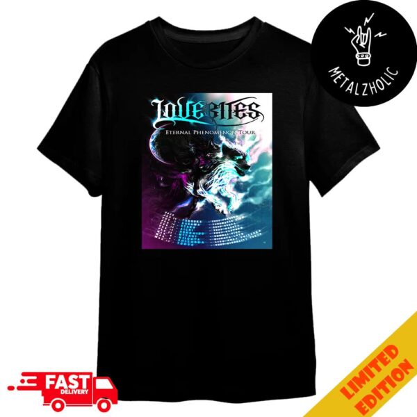 Lovebites Eternal Phenomenon Tour 2025 Tour Dates Merchandise T-Shirt