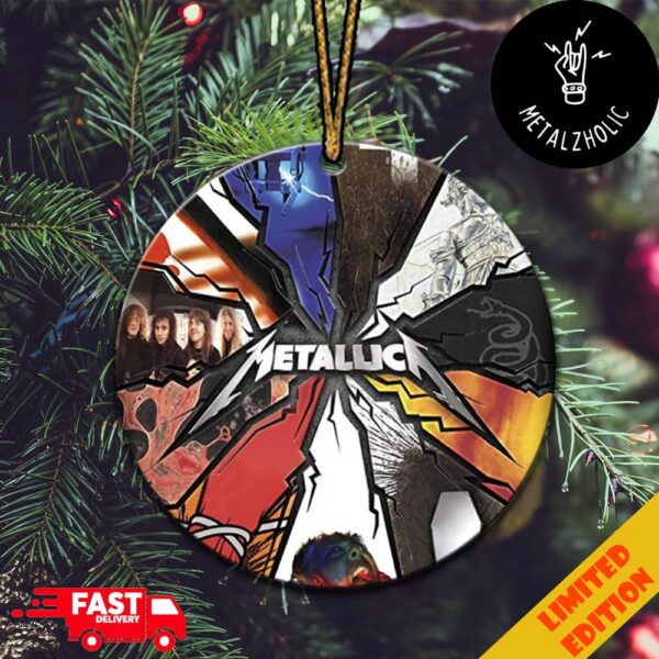 Metallica’s Album Covers Christmas Tree Decorations Ornament