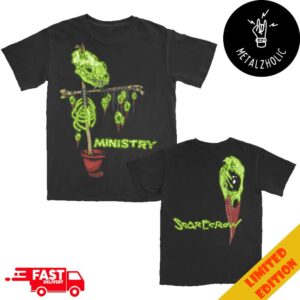 Ministry Official New Merchandise 2024 Scarecrow Glow Two Sides T-Shirt