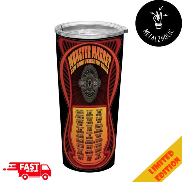 Monster Magnet Nordhein Westfalen Germany 1 October Tour Dates 2024 35th Anniversary Tour Full Printed Stainless Steel Tumbler-Mug-Cup With Straw