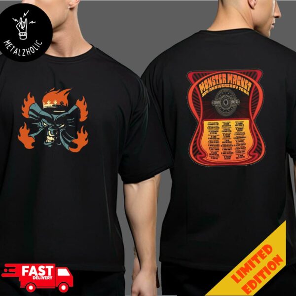 Monster Magnet Nordhein Westfalen Germany 1 October Tour Dates 2024 35th Anniversary Tour Two Sides T-Shirt Merchandise