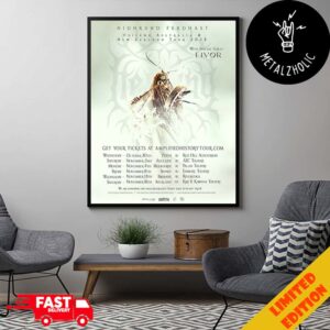 NIDHRUND Ferdhast Heilung Australia And New Zealand Tour 2024 With Special Guest Eivor Tour Dates Poster Canvas