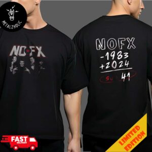 NOFX The Final Tour 1983-2024 SUM 41 Merchandise Limited Two Sides T-Shirt