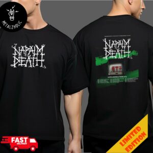 Napalm Death Latin America Tour 2024 Tour Dates 5 October At Peru Poster Concert Two Sides T-Shirt Merchandise