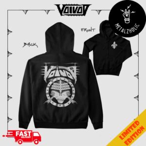 New Merch Drop Voivod Skull 1987 Zip Hoodie