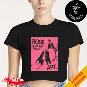 ROSE And Bruno Mars Have Released Their New Collaboration APT New Album Cropped T-Shirt