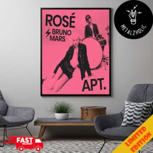 ROSE And Bruno Mars Have Released Their New Collaboration APT New Album Poster Canvas