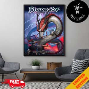 Rhapsody Of Fire Awesome Drawings By Korean Fan Marco The Land Of Dawn Poster Canvas