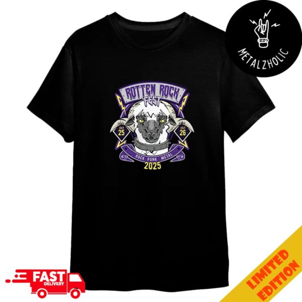 Rotta Rock Fascht Rotten Rock Fest Rock Punk Metal July 25-26 2025 Merchandise T-Shirt