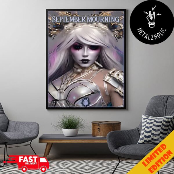 September Mourning Merch Wake The Dead MMXXIV Merchandise Poster Canvas