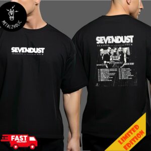 Sevendust Seasons 21st Anniversary Tour Return To Dust 10 Years Horizon Theory Tour Dates 2024 Two Sides T-Shirt Merchandise