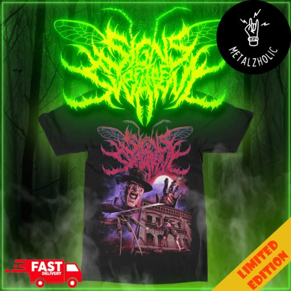 Signs Of The Swarm Nightmare On Pernicious Ave Merchandise Halloween 2024 T-Shirt