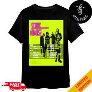 Skunk Anansie UK Tour 2025 Roar Back Into Action With Headline Tour Dates In Spring Merchandise T-Shirt