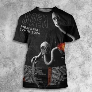 Soen Memorial Tour 2024 At Nordrhein Westfalen Germany Schedule Lists 2 October All Over Print T-Shirt