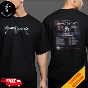 Sonata Arctica Clear Cold Beyond Tour Dates 2024 At Barcelona Cataluna Spain 3 October Two Sides T-Shirt Merchandise