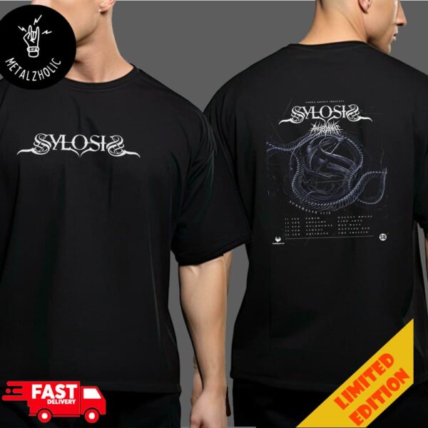 Sylosis Cobra Agency Presents UK Heavy Rockers Australia 2025 Tour Dates Two Sides T-Shirt Merchandise