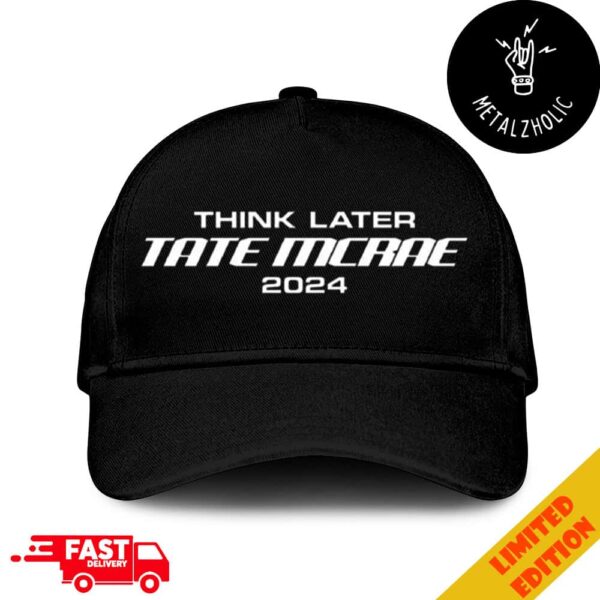 Tate McRae Think Later World Tour 2024 Merchandise Classic Hat Cap