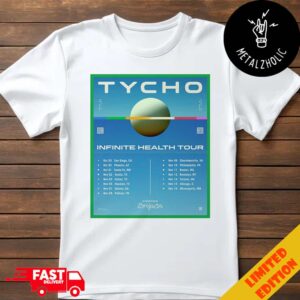 Tycho ISO50 Infinite Health Tour Dates 2024 With Special Guest Brijean Band T-Shirt