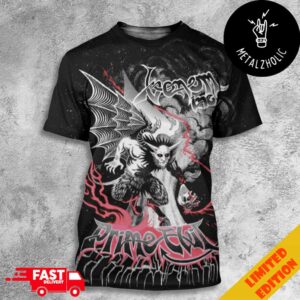 Venom Inc Prime Evil By Wonkytiger Rockabilia Exclusive Concert Promo Poster Halloween 2024 All Over Print T-Shirt