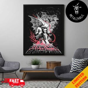 Venom Inc Prime Evil By Wonkytiger Rockabilia Exclusive Concert Promo Poster Halloween 2024 Poster Canvas