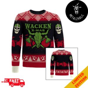 Wacken Open Air 2024 Festival Xmas Viking Christmas Gift Merchandise Ugly Sweater